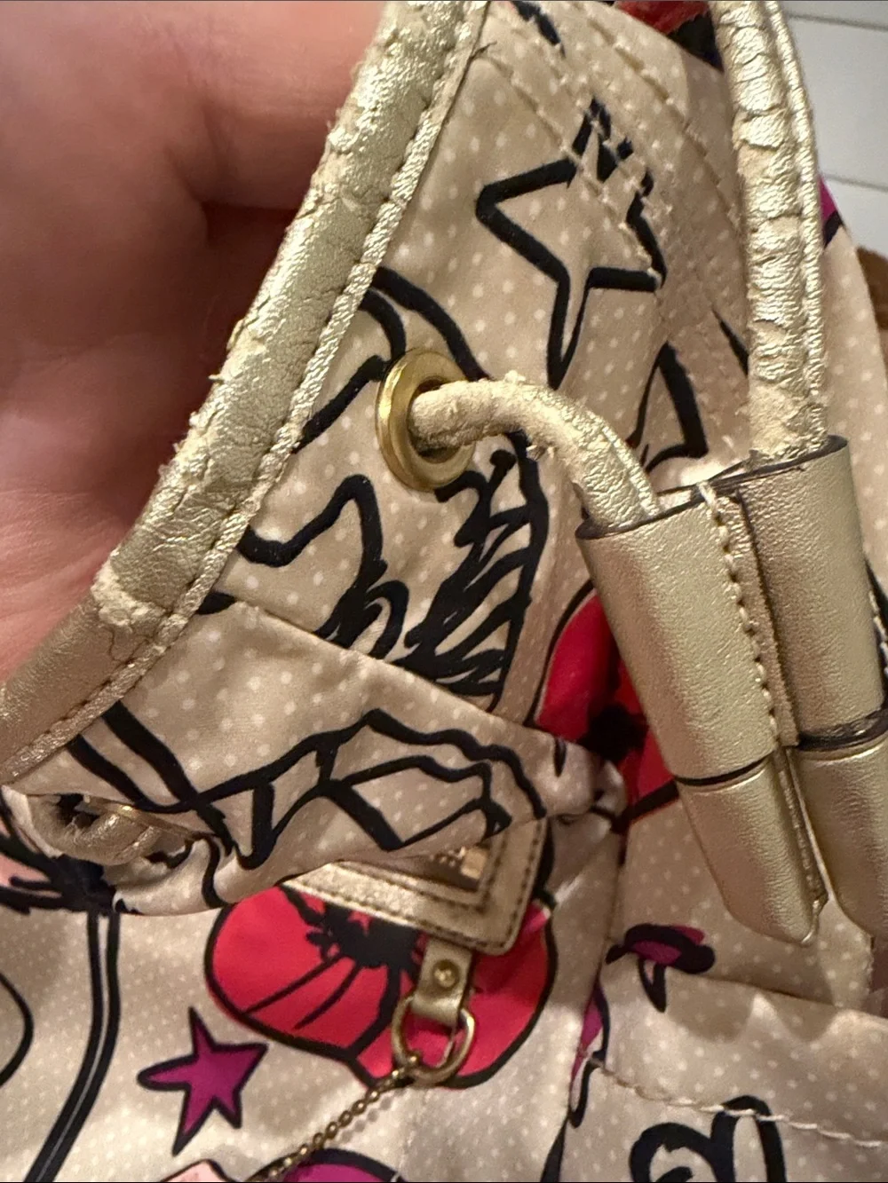 Coach Poppy Y2K Kyra Floral Graffiti Backpack